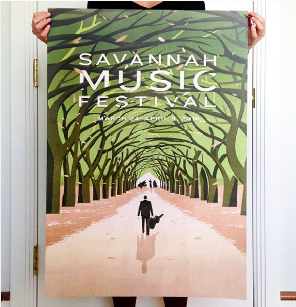 Savannah Music Festival poster
